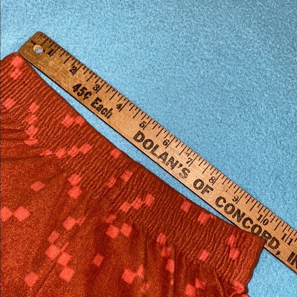 CAT & JACK brown orange print pajama pants elastic waistband soft cozy NEW SZ 8 - Picture 6 of 7